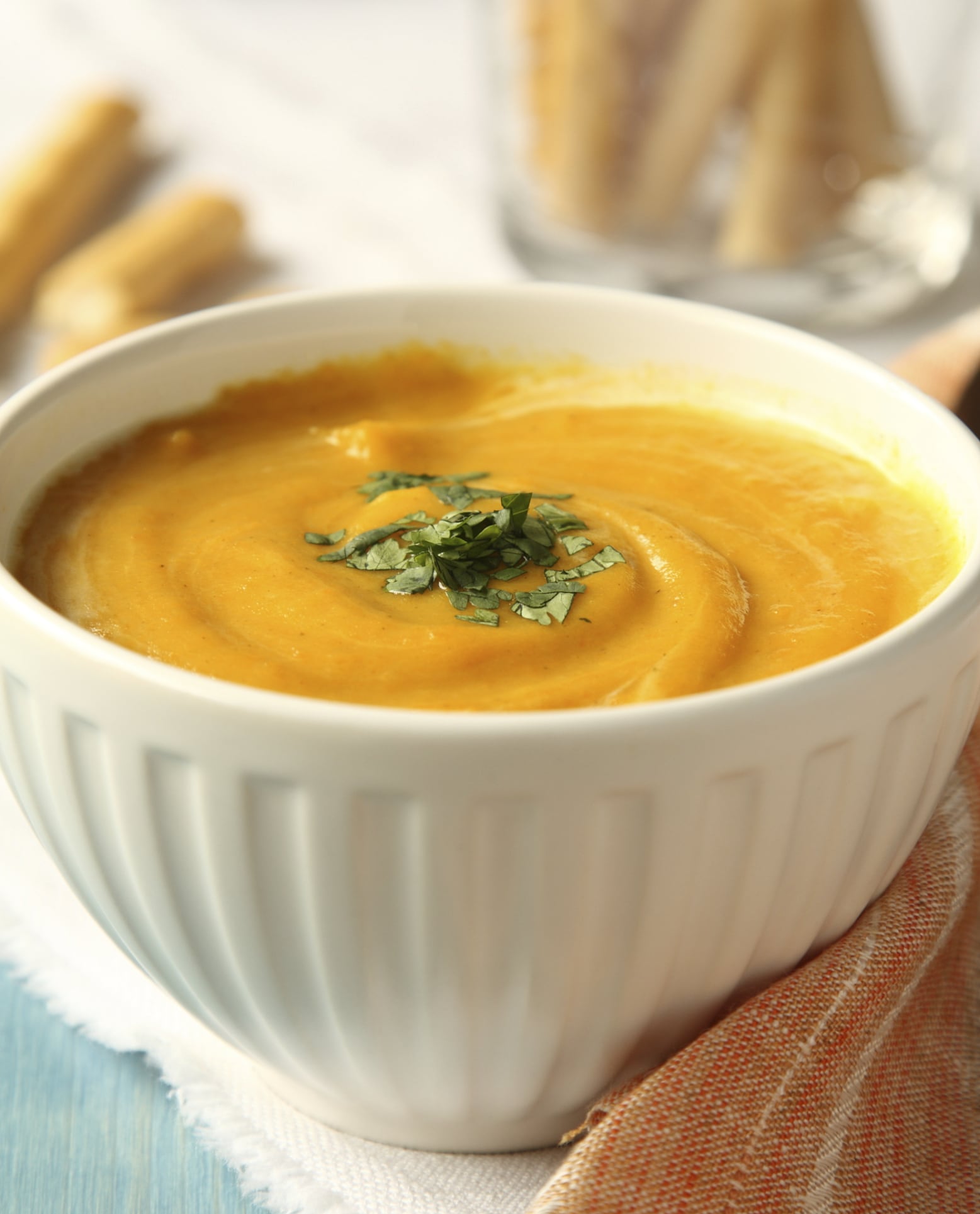 Holiday Butternut Squash and Sweet Potato Bisque