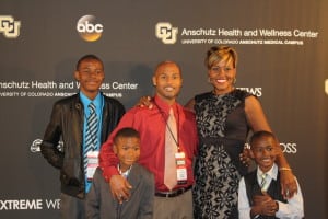Charita Smith with her husband, Marc, and their three sons. (Photo: Smith family)