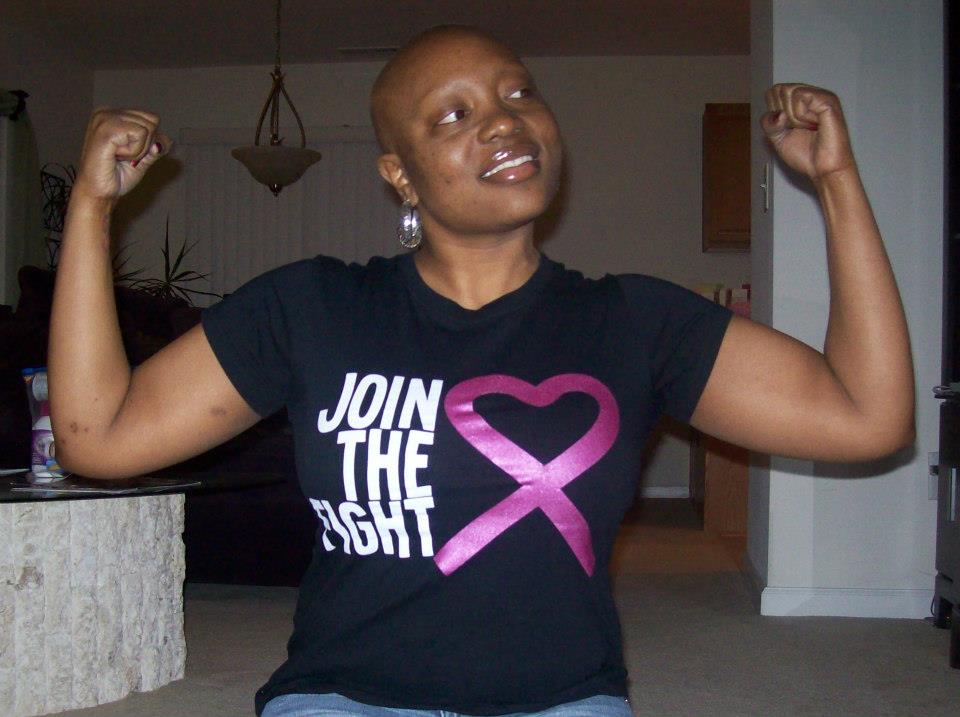 “I don’t think of it as a negative experience, because I believe that everything happens for a reason," says three-year breast cancer survivor Tiffany Sanders. "I believe this was part of my journey, before my story was even written.” 