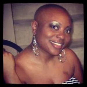 “Even losing my hair, I laughed a little bit about that,” Tiffany Sanders says. At first, she didn't.