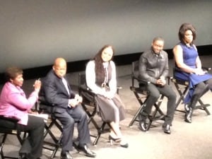 Gwen Ifill discusses protests then and now with U.S. Rep. John Lewis, "Selma" Ava DuVernay and actors Daniel Oyelowo and Lorraine Toussaint at D.C. premiere. (Photo: Yanick Rice Lamb/Fierce)