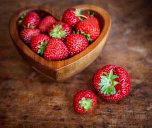 Strawberries are good for the heart in more ways than one. (Photo: Deborah Pendell/Getty Images)
