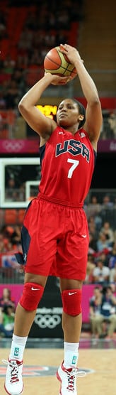 Maya Moore scores against the Czech Republic during the 2012 Olympics. (Photo: U.S. Olympics Committee)