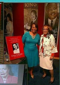 The Rev. Drs. Barbara Reynolds and Bernice King, the baby of the family, at a book signing at the King Center over the weekend. (Photo: Courtesy of Barbara Reynolds)